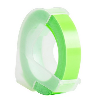 3D páska pre Dymo Omega 9mm, fluorescenčná zelená