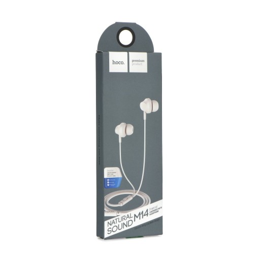 Headset HOCO / 3,5 mm jack M14 biely