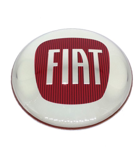 Nálepka FIAT, emblém, ráfik, kryt náboja, 64 mm