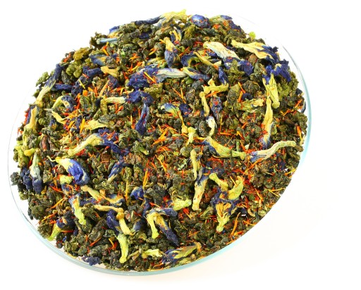 Tyrkysový čaj Oolong JADE PALACE (OT) (50 g) s Klitoriou Seledynowou