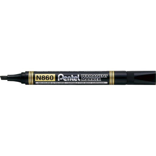 PENTEL N860 PERMANENTNÝ ZNAČOVAČ, HRANA, ČIERNA