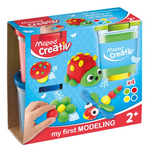 MAPOVANÁ KREATÍVNA PLASTOVÁ HMOTA 4x120g