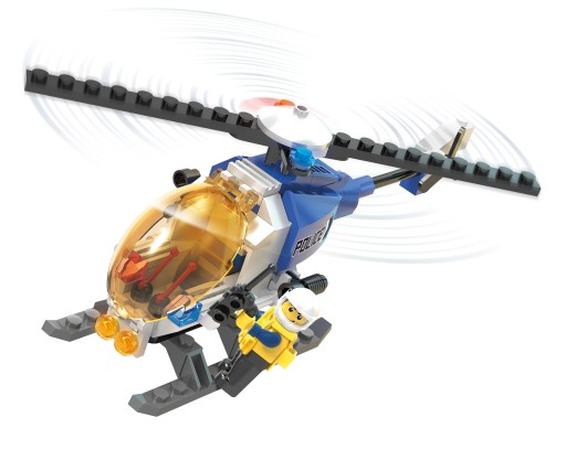 Bloky Bloky Police Transport 2v1 86 prvkov
