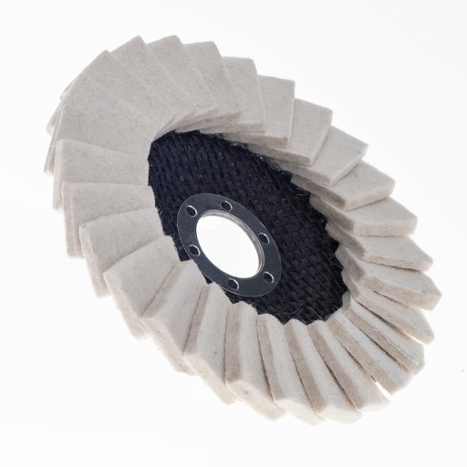 VENTILÁTOROVÝ PLSTENÝ DISK NA LEŠTENIE KOVOV 125