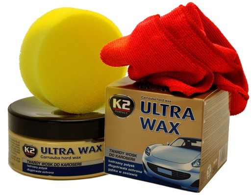 K2 ULTRA WAX Tvrdý vosk + aplikátor + MIKROVLÁKNO
