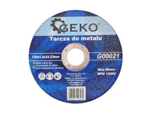 INOX KOVOVÉ REZNÉ KOTÚČE 125x1,2x22 GEKO