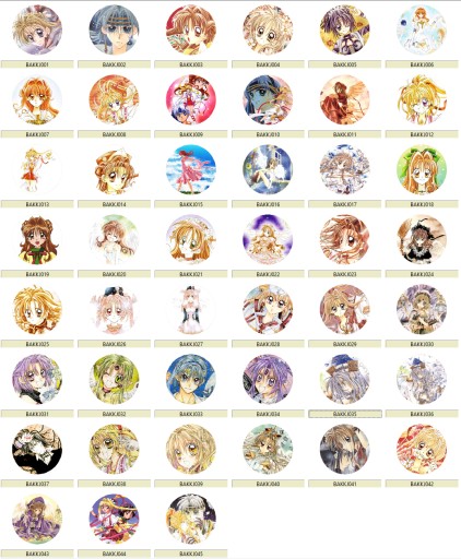 Anime Kamikaze Kaitou Jeanne Pins VEĽKÝ VÝBER
