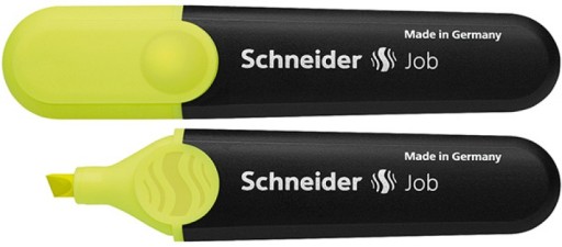 ZVÝRAZŇOVAČ TEXTU ZVÝRAZŇOVAČ 1-5 mm Schneider Job FLUORESCENT ŽLTÉ