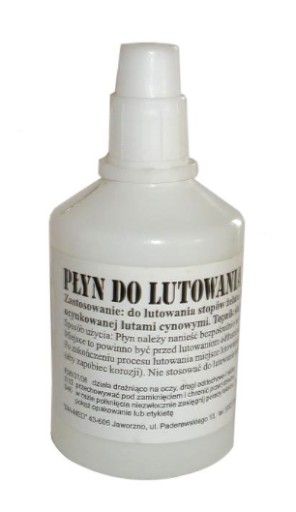 KYSELNÁ KVAPALINA NA POZINKOVANIE 100ml Flux