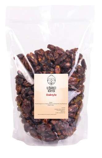 DATLE SUŠENÉ, BEZ SEMIENKOV, 1kg, PRÍRODNÉ