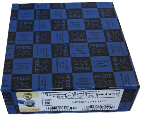 PFERD Oceľový rezací kotúč 125/1 mm originál
