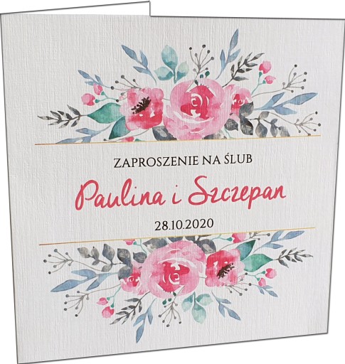 Svadobné oznámenia na svadobné oznámenia + obálka