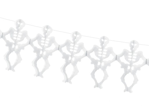 Girlandové kostry kostry Halloweenske dekorácie