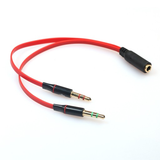 Adaptér na kábel slúchadiel Splitter Jack 3.5 KVALITA