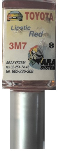 TOYOTA 3M7 LIPSICKÝ ČERVENÝ NÁTER NA ŠKRABINY ARA