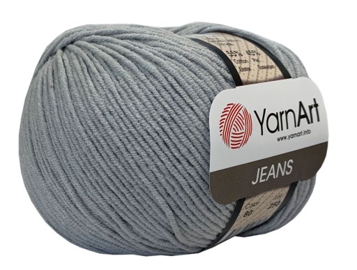 YARNART JEANS 80 oceľová priadza