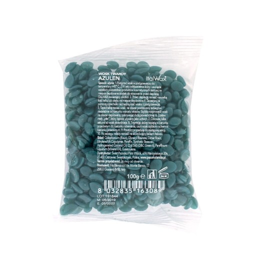 ItalWax Azulene tvrdý vosk v granulách 100g