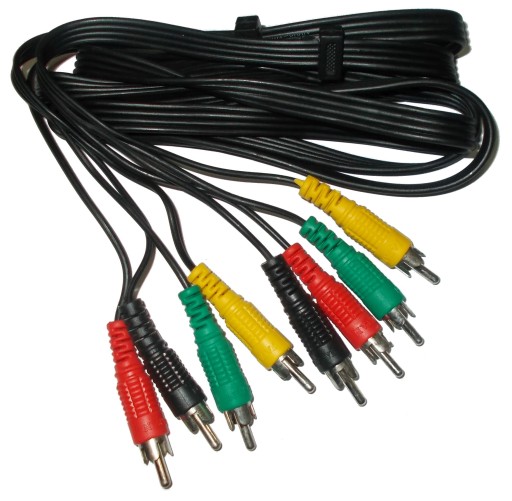 KÁBEL 4x RCA (CINCH) - 4x RCA DĹŽKA 1,8 m (0537)