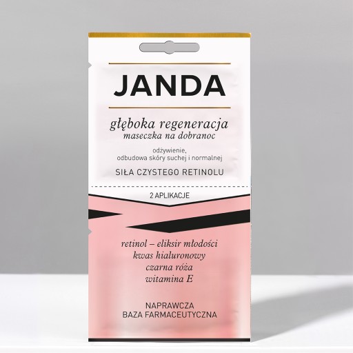 Janda Hĺbková regeneračná maska pred spaním