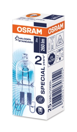 COMPANY 25W ELECTROLUX G9 OSRAM žiarovka do rúry