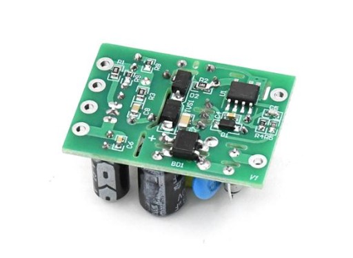 MODULÁRNY LED ZDROJ 12V/0,5A 5V/0,1A 6,5W 230V