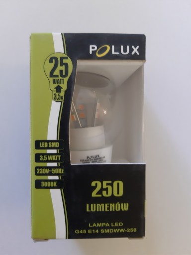 E14 3W LED žiarovka, teplá biela 3000K
