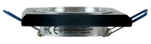 Zápustné svietidlo SSU-13 CH/BK 2263809 Candellux