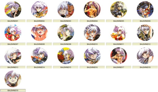Manga Anime Legend of Lemnear Pins VEĽKÝ VÝBER