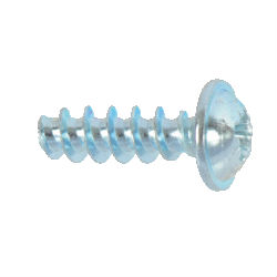 Skrutky s podložkou na plast, plasty 50 ks PZ 2,2x6
