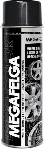 DecoColor Mega ráfik lesklý čierny 500