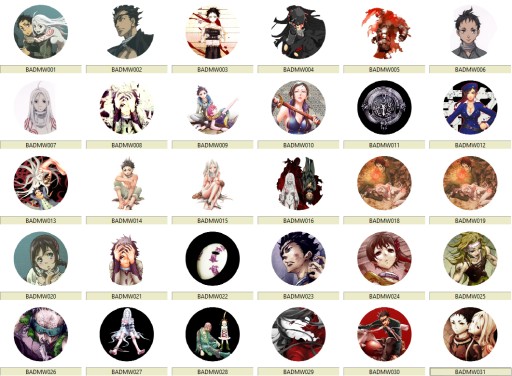 Manga Anime Deadman Wonderland Pins