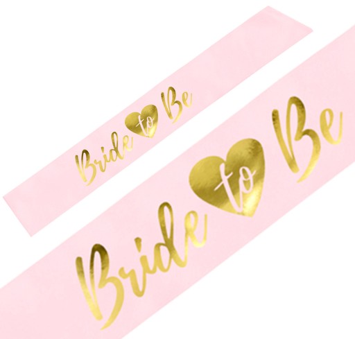 BRIDE TO BE SATIN BRIDGE PARTY SASH-3989