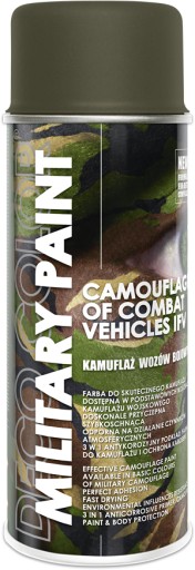 KHAKI MATTE MILITARY vojenská farba v spreji 400ml