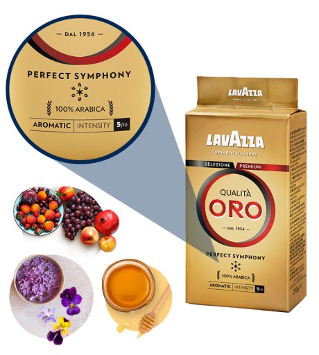 Lavazza Qualita Oro mletá káva 250g