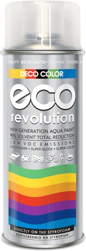 ECO Polystyrénová farba v spreji bezfarebná