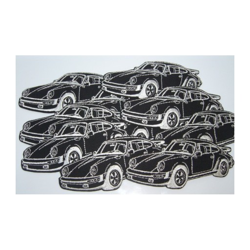 NÁPLATA TERMO PORSCHE 911 APLIKÁCIA 10x5 cm
