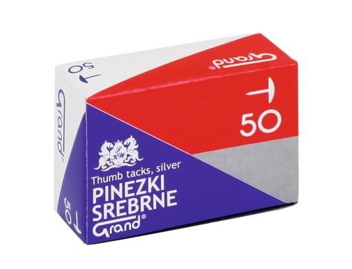 Kovové ihlice, strieborné ihlice Grand, 50 ks