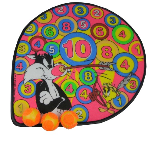 ŠÍPKY NA VELCRO BEZPEČNÉ LOONEY TUNES ŠÍPKY