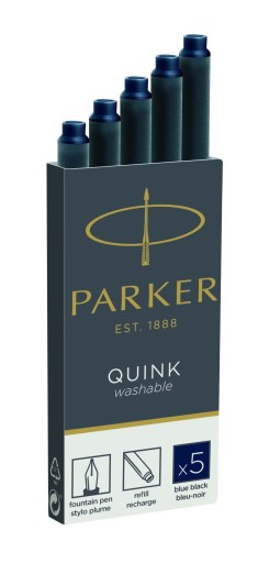 PARKER NÁPLNE DLHÝCH PERO 5 KS námornícka modrá 1950385