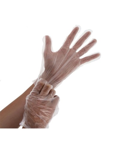 FÓLIOVÉ RUKAVICE KLZNÉ RUKAVICE HDPE VEŠIAK NA POTRAVINY 100 KS