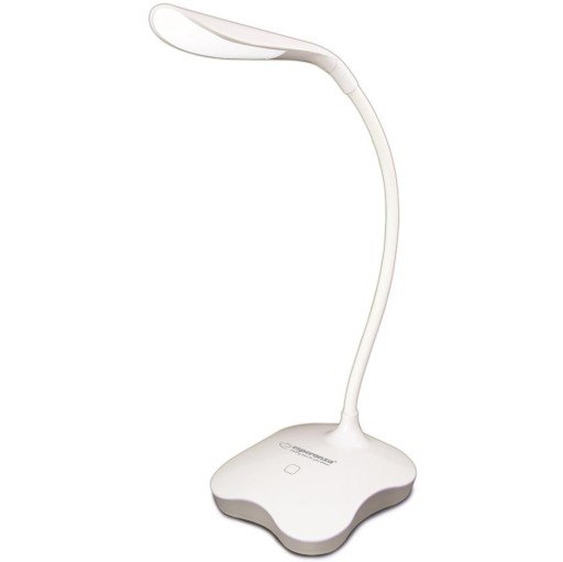 ESPERANZA LED stolná lampa Mimosa biela