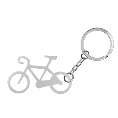 Kľúčenka BIKE, strieborná