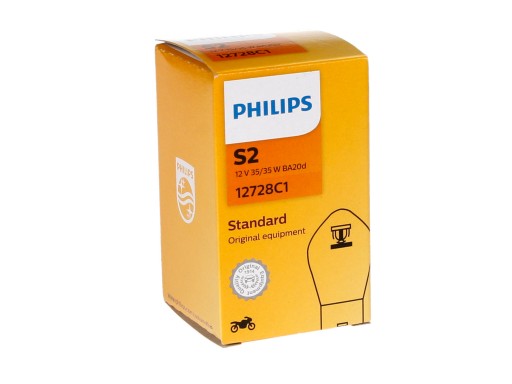 Žiarovka na kolobežku PHILIPS S2 BA20d 12V 35/35W