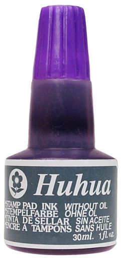 Fialový ATRAMENT pre PEČIATKY a PEČIATKY, bezolejový NÁDOBA Huhua POHODLNÁ