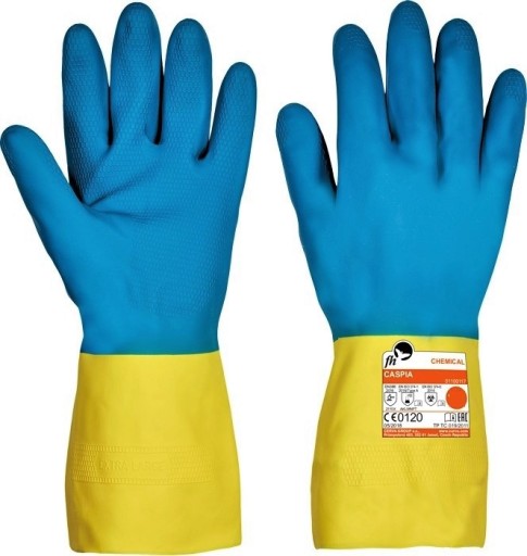 GUMOVÉ RUKAVICE CERVA CASPIA Z LATEXU SILNÉ, VEĽKOSŤ 8