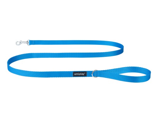 amiplay Klasické vodítko Basic 150 cm S Modré
