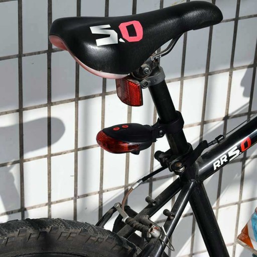 LASER LED zadné svetlo na bicykel UFO zadný bicykel