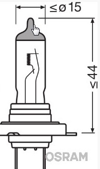 Osram H7 Klasická autožiarovka 12V 55W