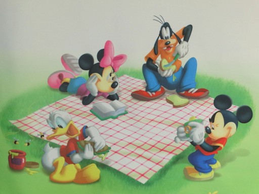 MG TK záves DISNEY MICKEY MOUSE DA10, výška 160cm