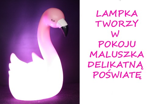 NOČNÁ LAMPA LED LAMPA 17CM E0753 EMAJ